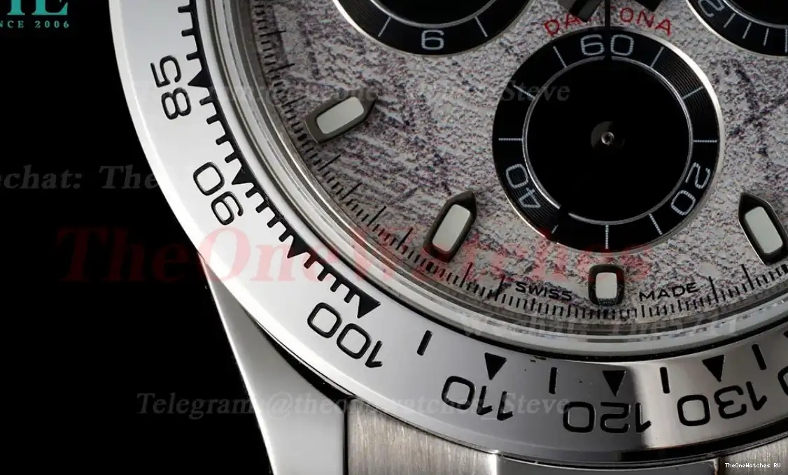 Meteorite SS Daytona 904 116509 A7750 EWF SS Dial 0420